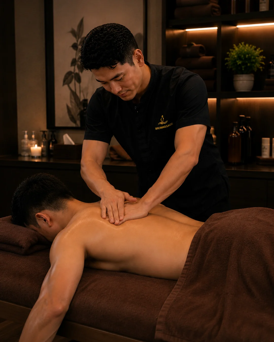 Aktivitas terapis pria Bromassage di Instagram